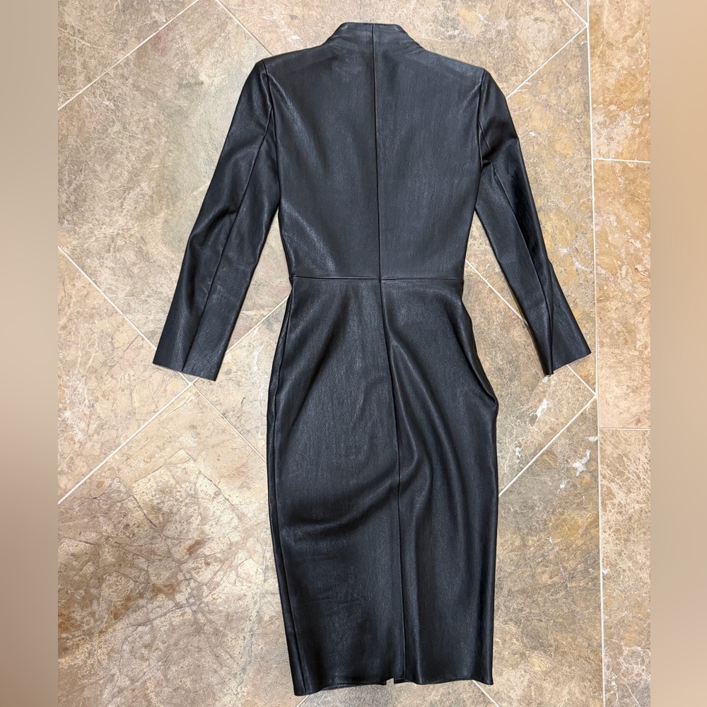 Jitrois Chiara Leather dress, size 34 - Picture 9 of 9